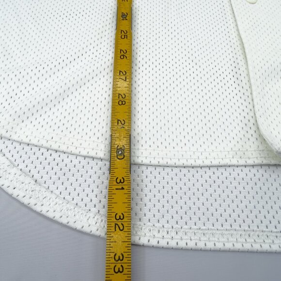 Vintage 90s‎ Southern Athletic Baseball Softball Biohazard Jersey DIZ 7 White XL - Picture 7 of 7